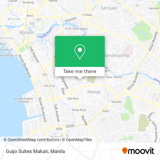 Guijo Suites Makati map