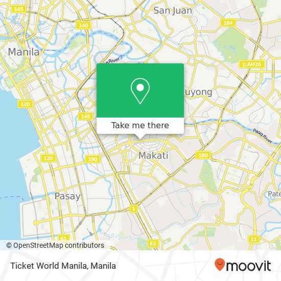 Ticket World Manila map