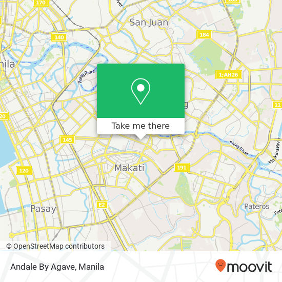 Andale By Agave map