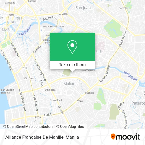 Alliance Française De Manille map