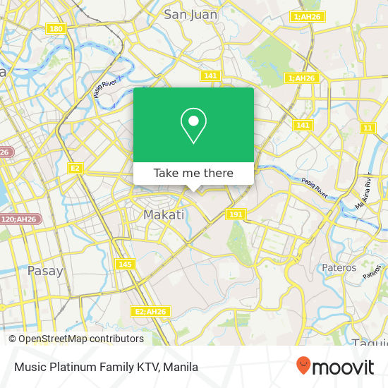 Music Platinum Family KTV map