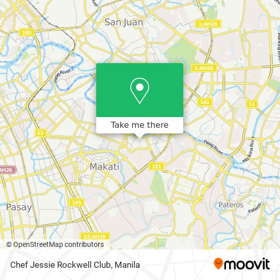 Chef Jessie Rockwell Club map