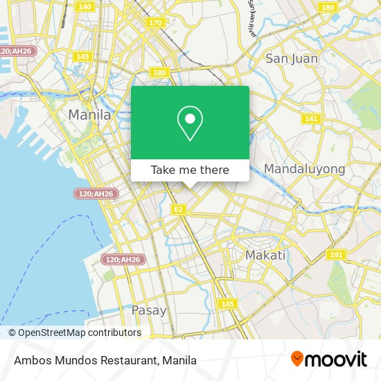 Ambos Mundos Restaurant map