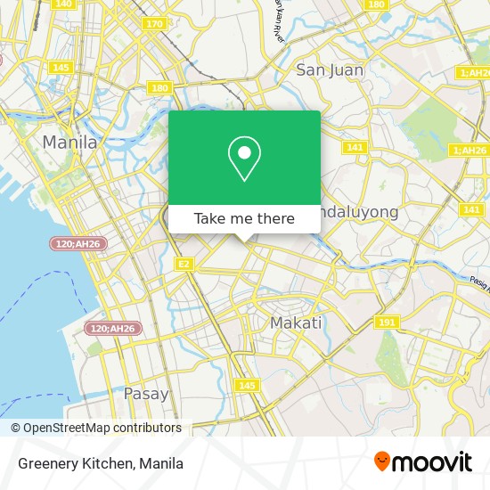Greenery Kitchen map