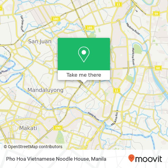 Pho Hoa Vietnamese Noodle House map