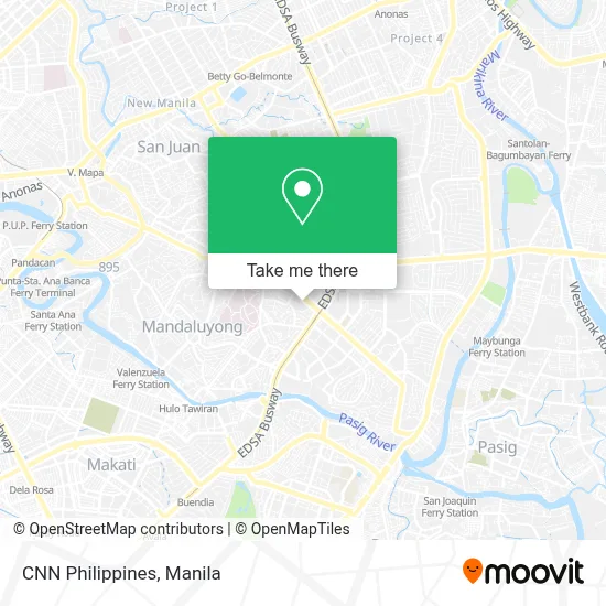 CNN Philippines map