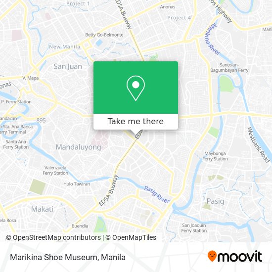 Marikina Shoe Museum map