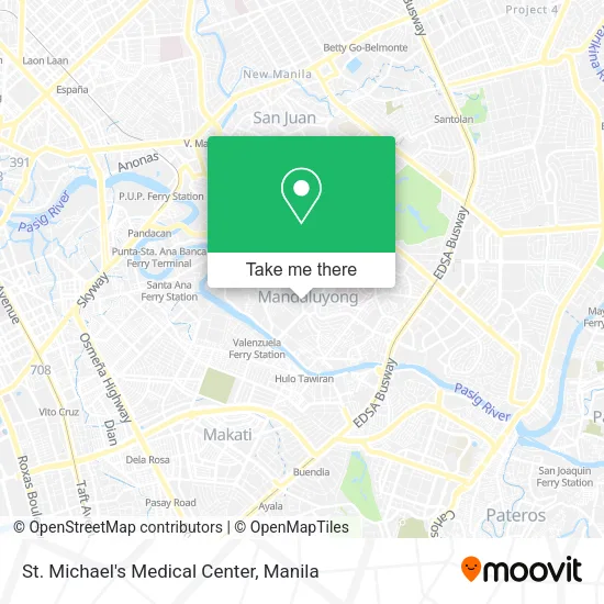 St. Michael's Medical Center map