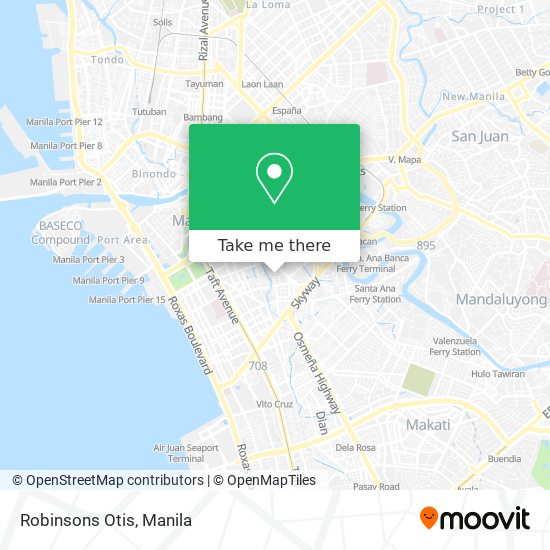 Robinsons Otis map