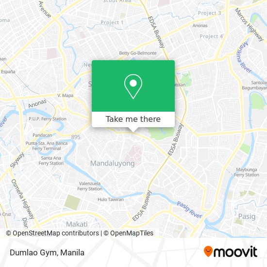 Dumlao Gym map