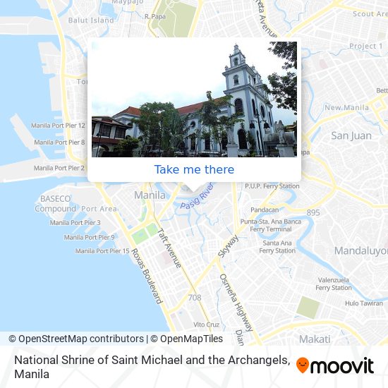 National Shrine of Saint Michael and the Archangels map
