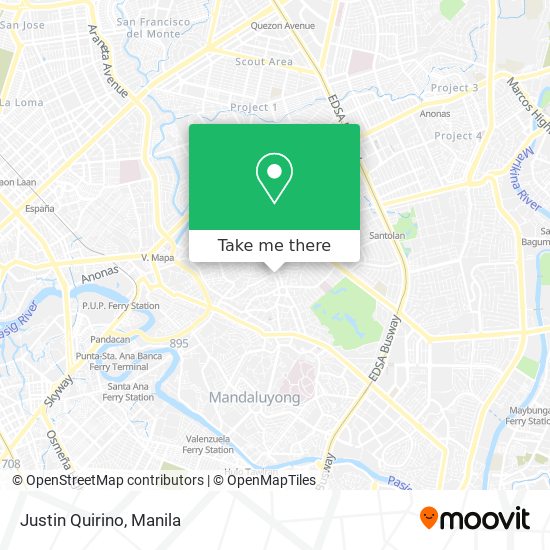 Justin Quirino map