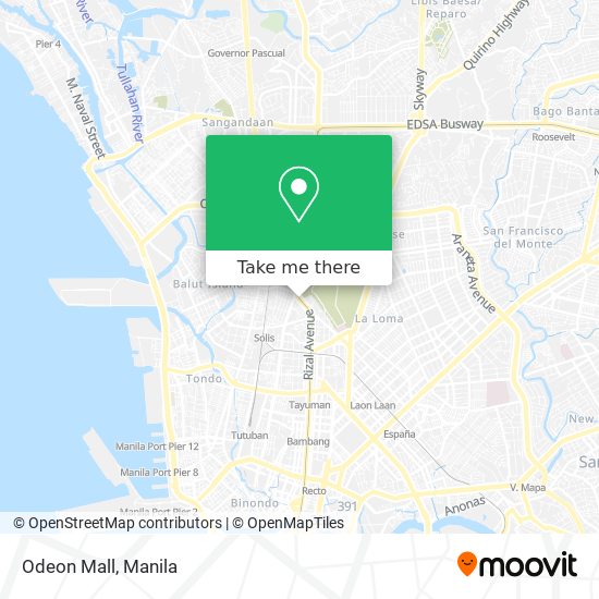 Odeon Mall map
