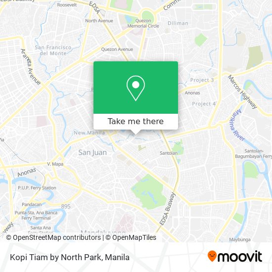 Kopi Tiam by North Park map