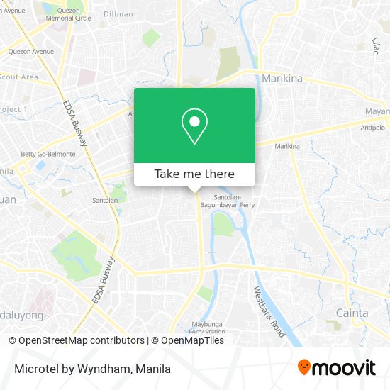 Microtel by Wyndham map