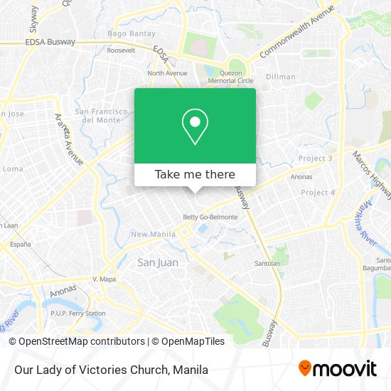 Our Lady of Victories Church map