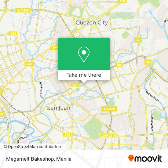 Megamelt Bakeshop map