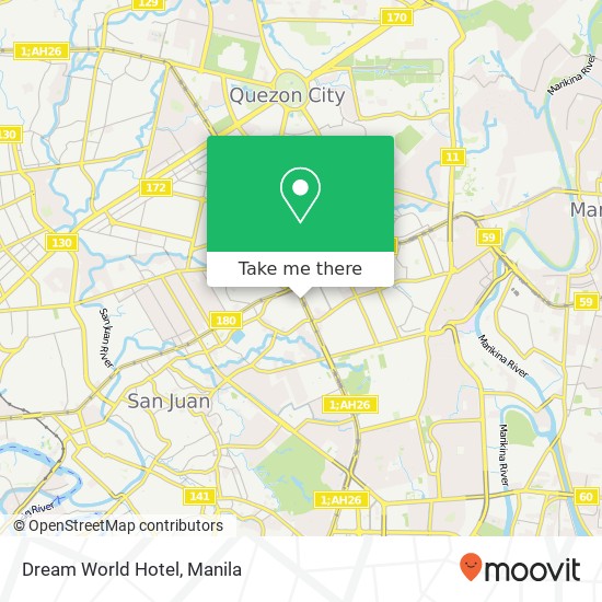 Dream World Hotel map