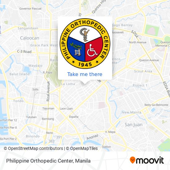 Philippine Orthopedic Center map