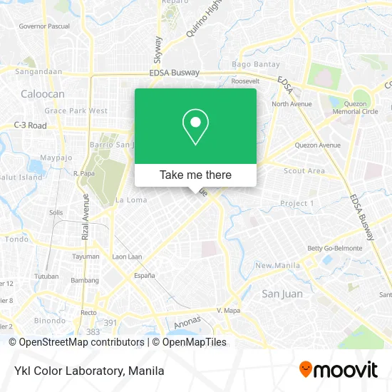 Ykl Color Laboratory map