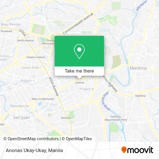 Anonas Ukay-Ukay map