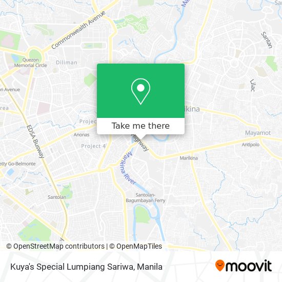 Kuya's Special Lumpiang Sariwa map