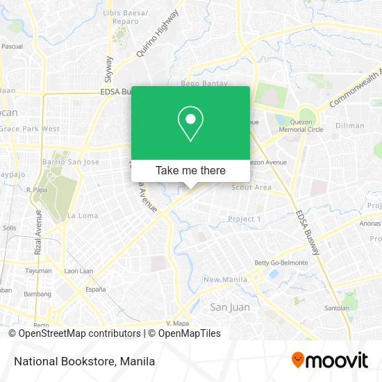National Bookstore map