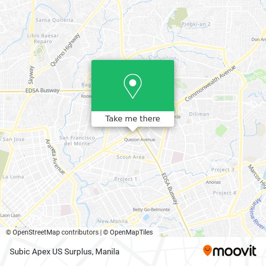 Subic Apex US Surplus map