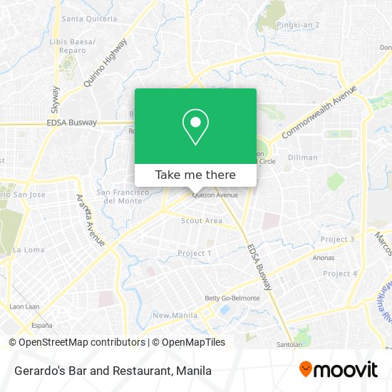 Gerardo's Bar and Restaurant map
