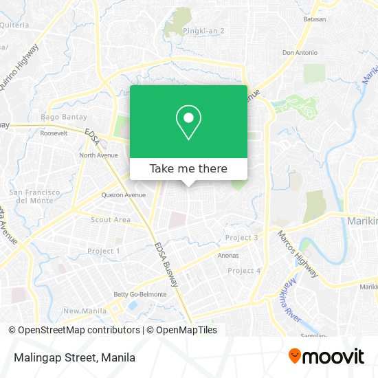 Malingap Street map