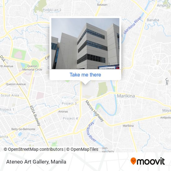 Ateneo Art Gallery map