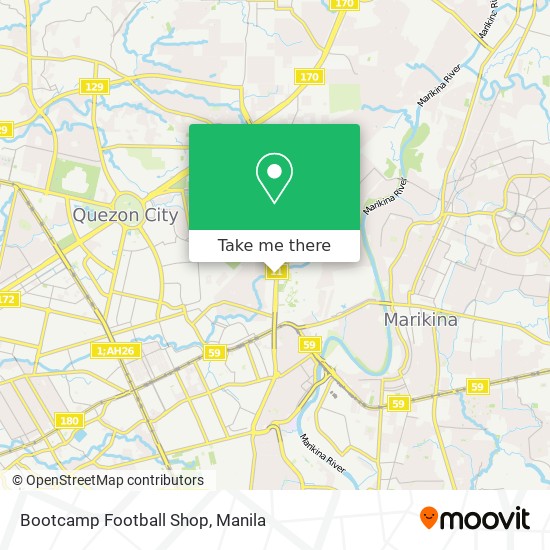 Bootcamp Football Shop map