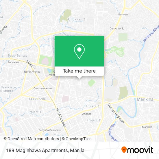 189 Maginhawa Apartments map