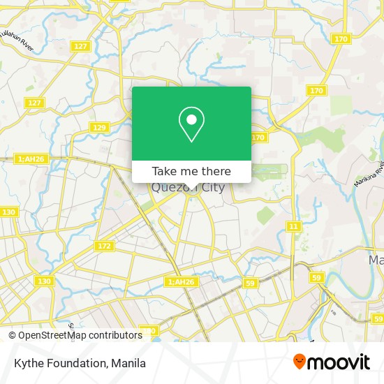Kythe Foundation map