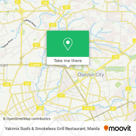 Yakimix Sushi & Smokeless Grill Restaurant map