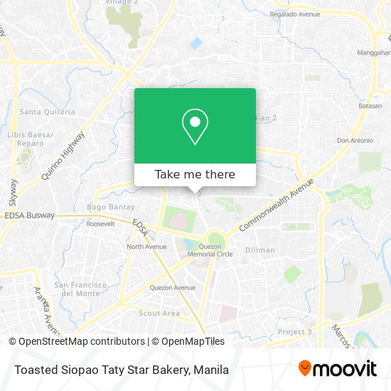 Toasted Siopao Taty Star Bakery map