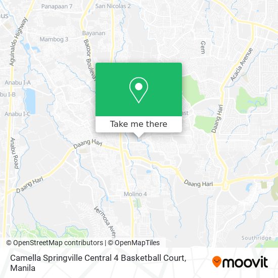 Camella Springville Central 4 Basketball Court map