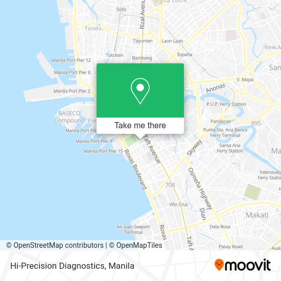 Hi-Precision Diagnostics map