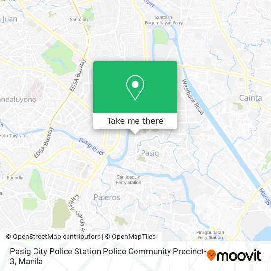 Pasig City Police Station Police Community Precinct-3 map