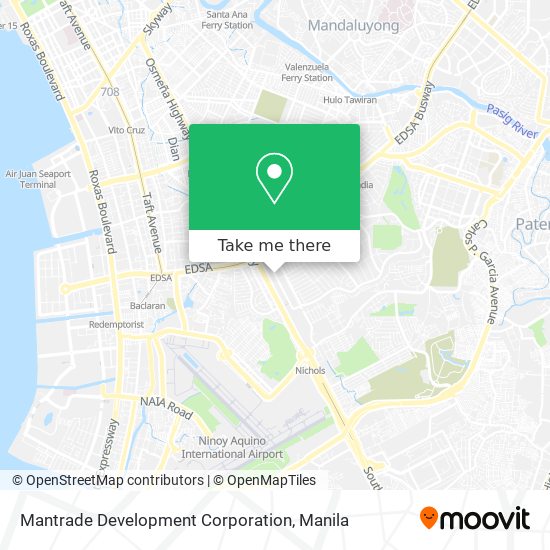 Mantrade Development Corporation map