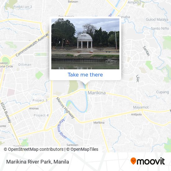 Marikina River Park map