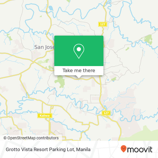 Grotto Vista Resort Parking Lot map