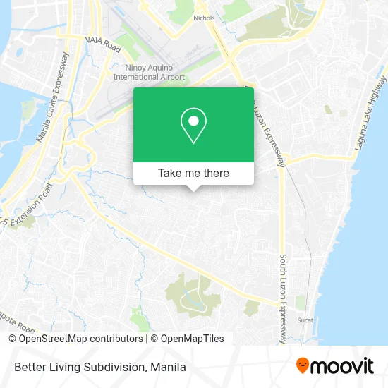 Better Living Subdivision map