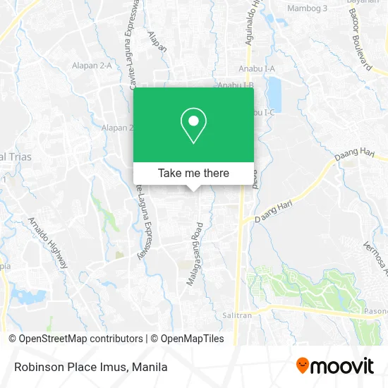 Robinson Place Imus map