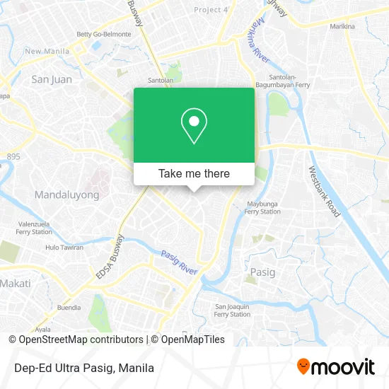 Dep-Ed Ultra Pasig map