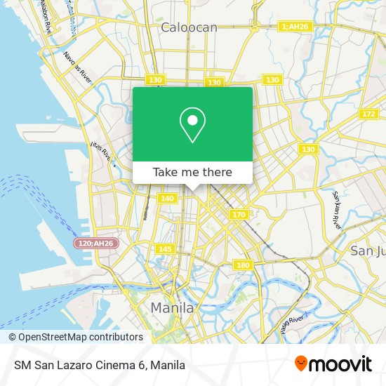SM San Lazaro Cinema 6 map