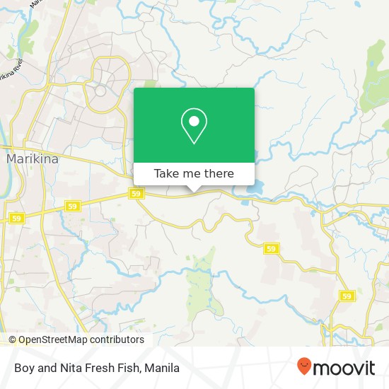 Boy and Nita Fresh Fish map