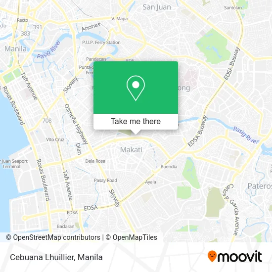 Cebuana Lhuillier map