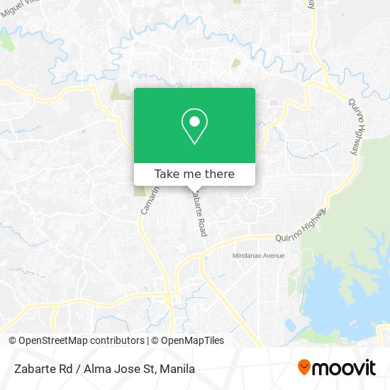 Zabarte Rd / Alma Jose St map