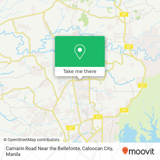Camarin Road Near the Bellefonte, Caloocan City map